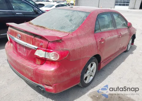 2011 Toyota Corolla S/Le from USA, damaged, VIN 2T1BU4EE3BC574044